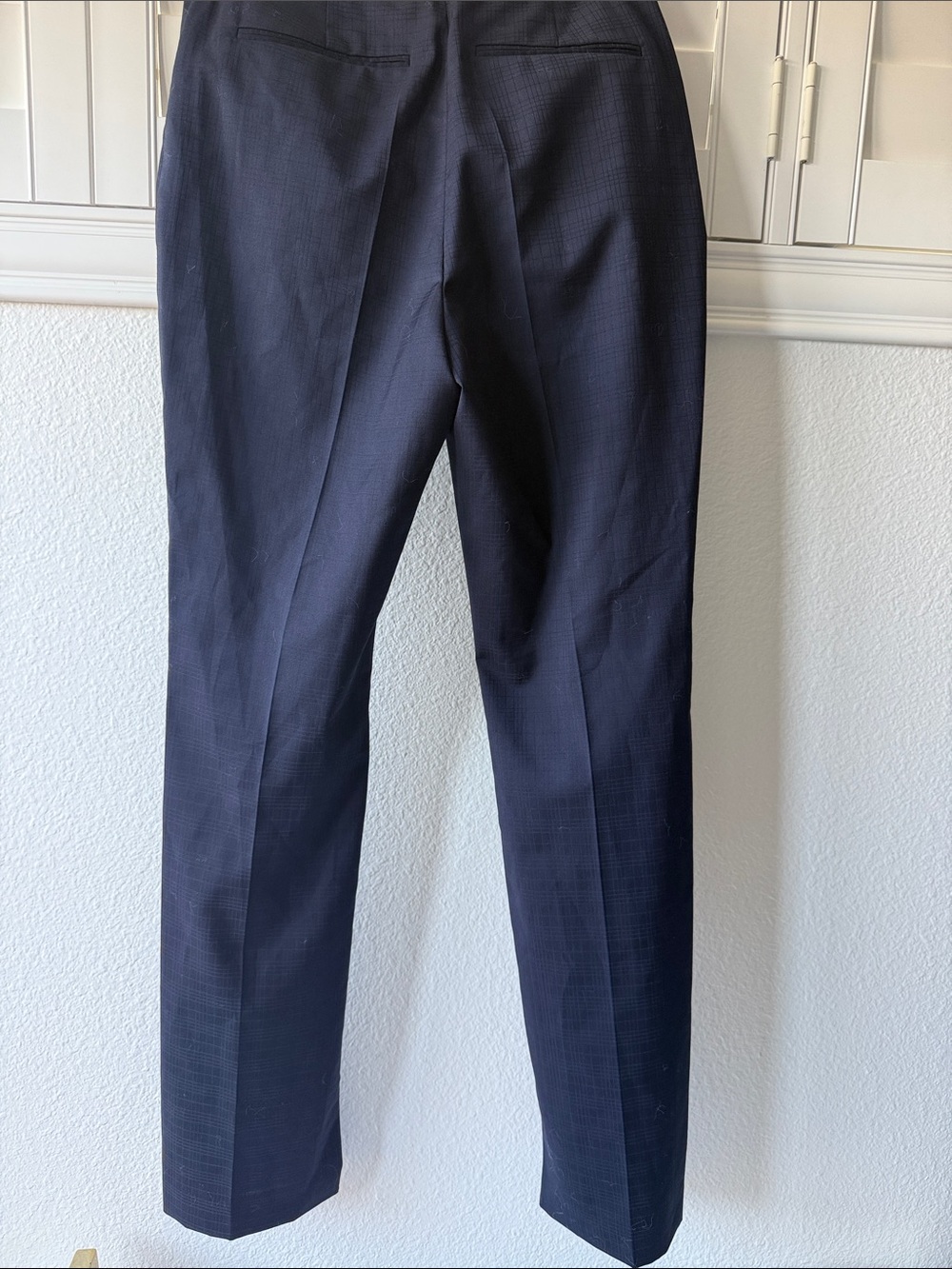 NWT BOSS Women's Navy Straight-Leg Dress Pants - Picture 6 of 9
